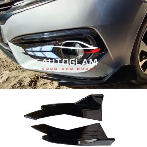 Honda Civic X front two pieces splitter