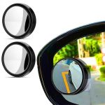 360° Wide Angle Round Blind Spot Mirror for Cars – Original Glass Rear View Mirror (Pack of 2) - Image 3