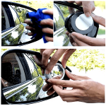 360° Wide Angle Round Blind Spot Mirror for Cars – Original Glass Rear View Mirror (Pack of 2) - Image 2